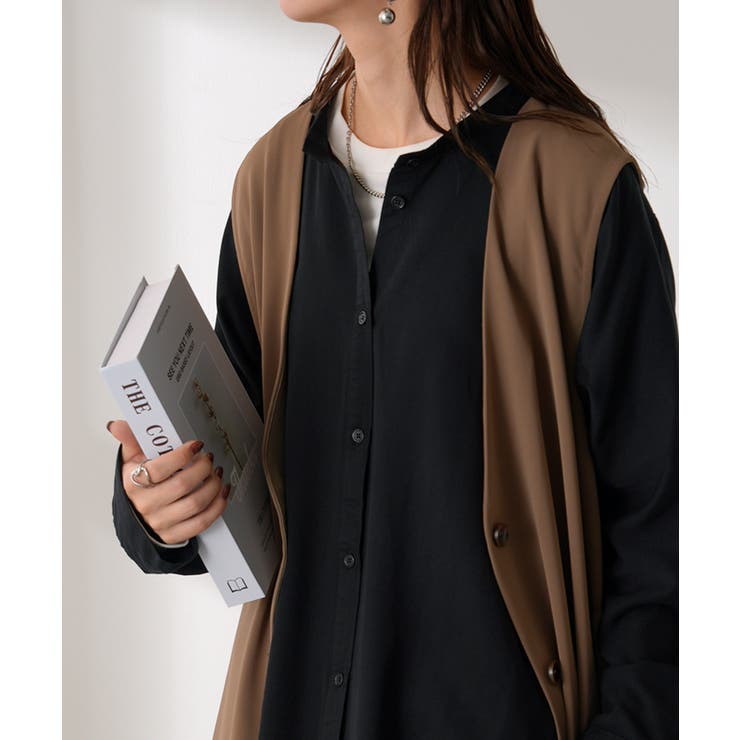 ワンピース シャツワンピース ロング | HUG.U | 詳細画像4 