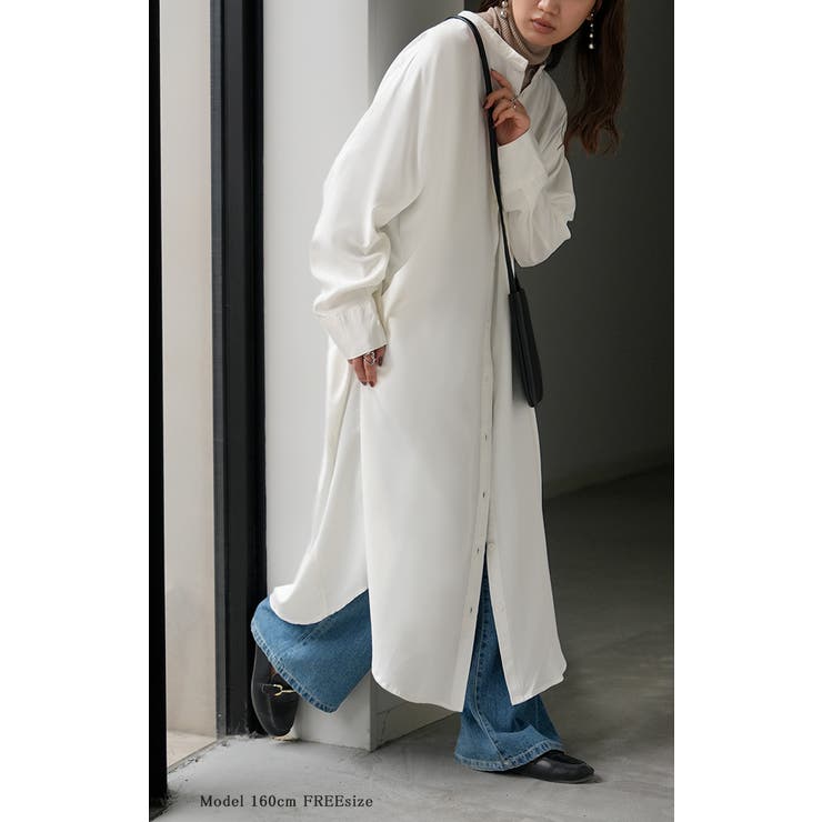 ワンピース シャツワンピース ロング | HUG.U | 詳細画像6 