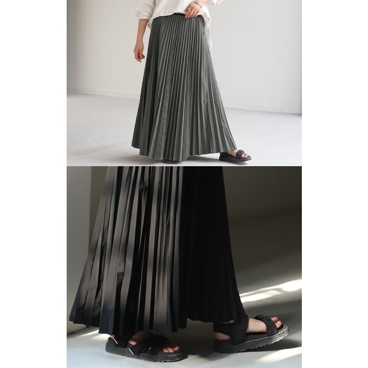 スカート 撥水 プリーツ | HUG.U | 詳細画像25 