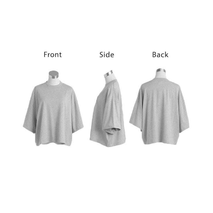 Tシャツ オーバーサイズ 綿100 | HUG.U | 詳細画像23 