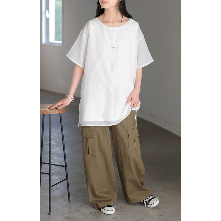 Tシャツ トップス レディース | HUG.U | 詳細画像8 