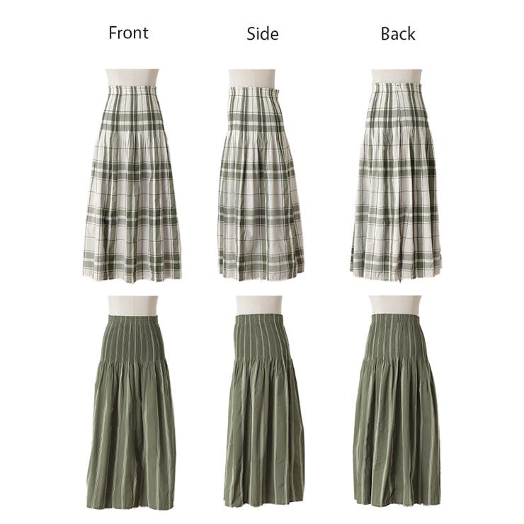 スカート リバーシブル チェック | HUG.U | 詳細画像24 