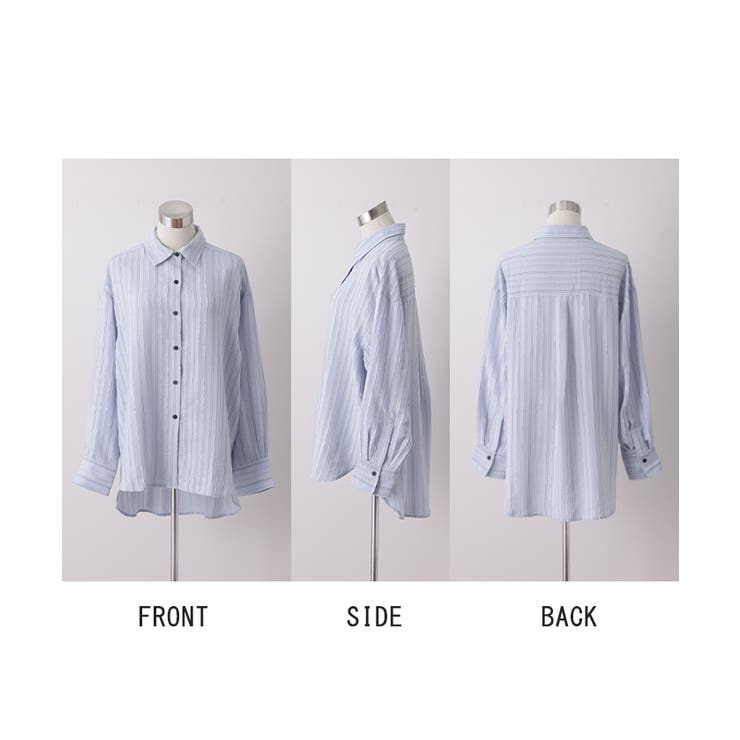 シャツ ストライプ フリンジ | HUG.U | 詳細画像23 