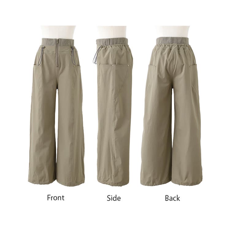 パンツ カーゴパンツ ワイドパンツ[品番：HHHW0001950]｜HUG.U