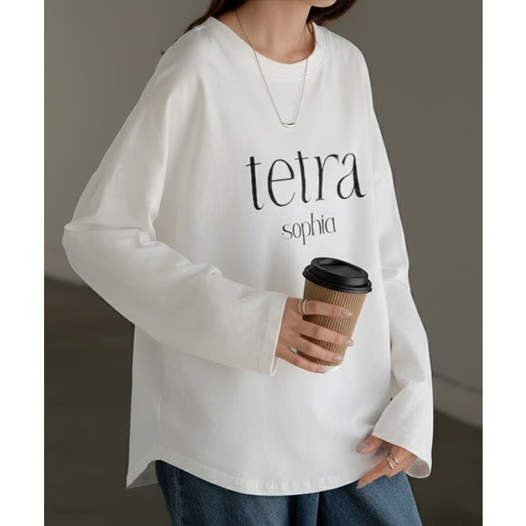 ホワイト(長袖) | Tシャツ ロゴ 半袖 | HUG.U