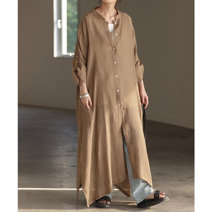 ワンピース 楊柳 ロング | HUG.U | 詳細画像11 