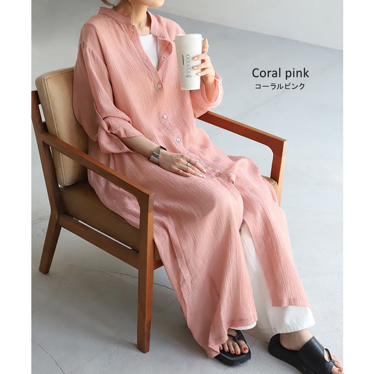 ワンピース 楊柳 ロング | HUG.U | 詳細画像17 