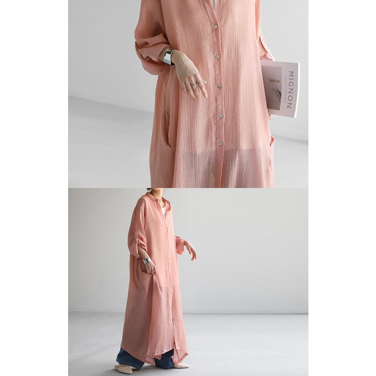 ワンピース 楊柳 ロング | HUG.U | 詳細画像18 