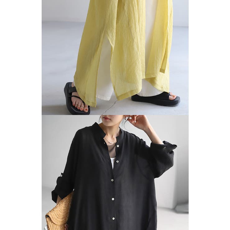 ワンピース 楊柳 ロング | HUG.U | 詳細画像24 