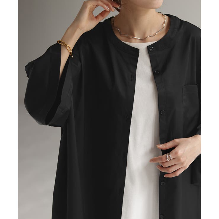 シャツ フレア袖 体型カバー | HUG.U | 詳細画像21 