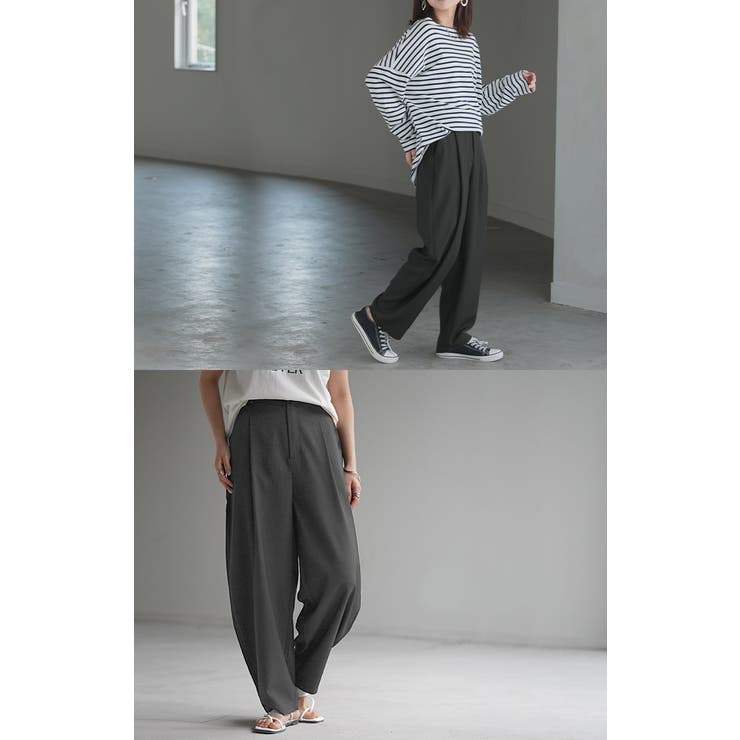 パンツ レディース タック | HUG.U | 詳細画像17 