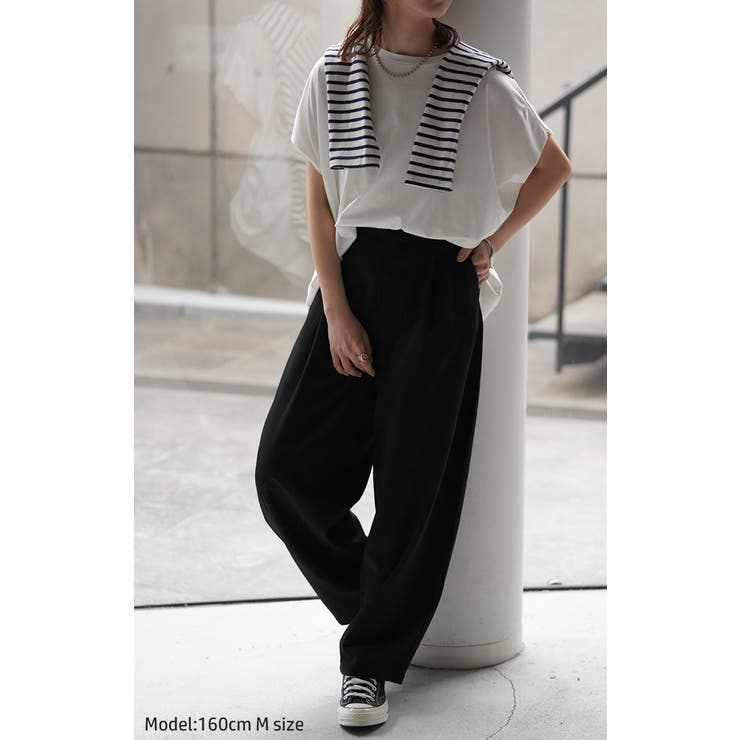 パンツ レディース タック | HUG.U | 詳細画像3 