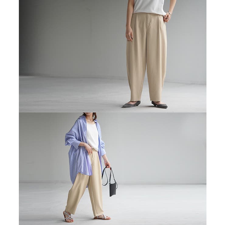 パンツ レディース タック | HUG.U | 詳細画像9 