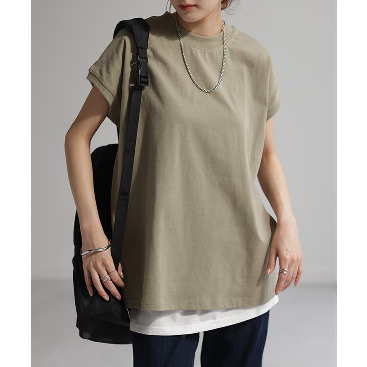 Tシャツ レディーストップス フレンチスリーブ[品番