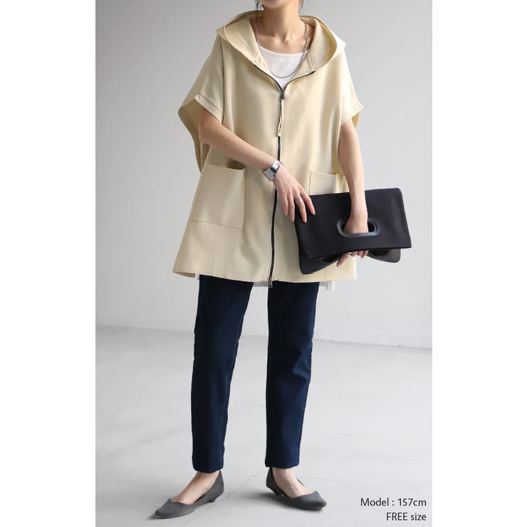 パーカー 軽量 半袖 | HUG.U | 詳細画像21 