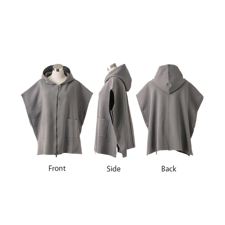 パーカー 軽量 半袖 | HUG.U | 詳細画像23 