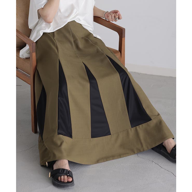 スカート ロング バイカラー | HUG.U | 詳細画像21 