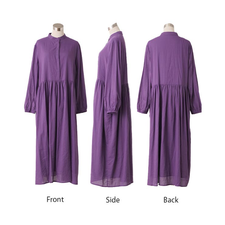 ワンピース ナチュラル 綿100％[品番：HHHW0004250]｜HUG.U（ハグユー