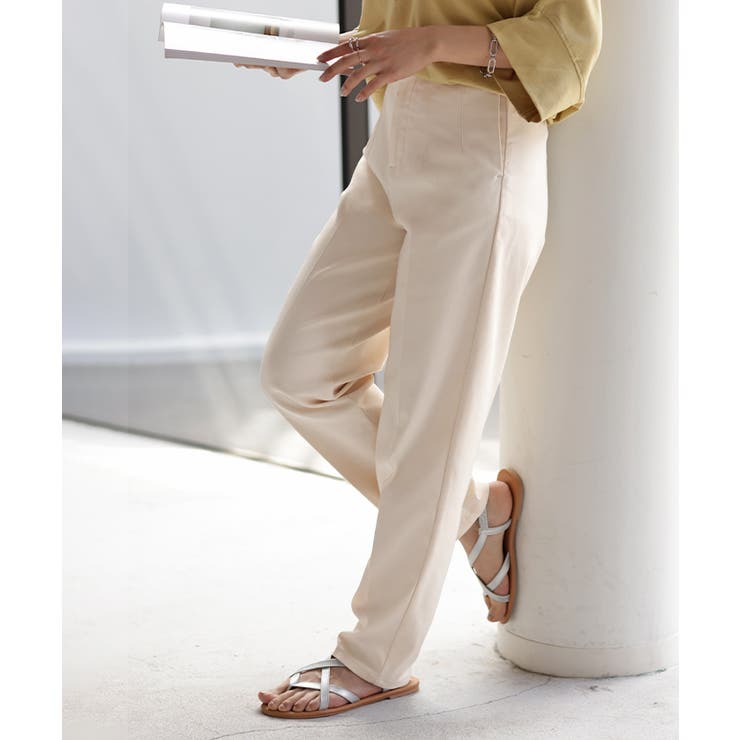 アイボリー | パンツ レディース 超ストレッチ | HUG.U