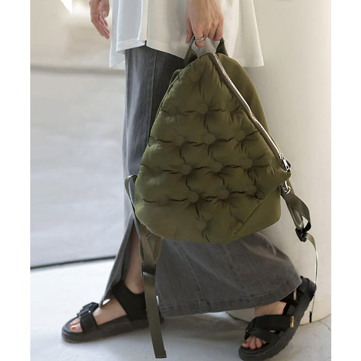 カーキ | リュック レディース 変形 | HUG.U