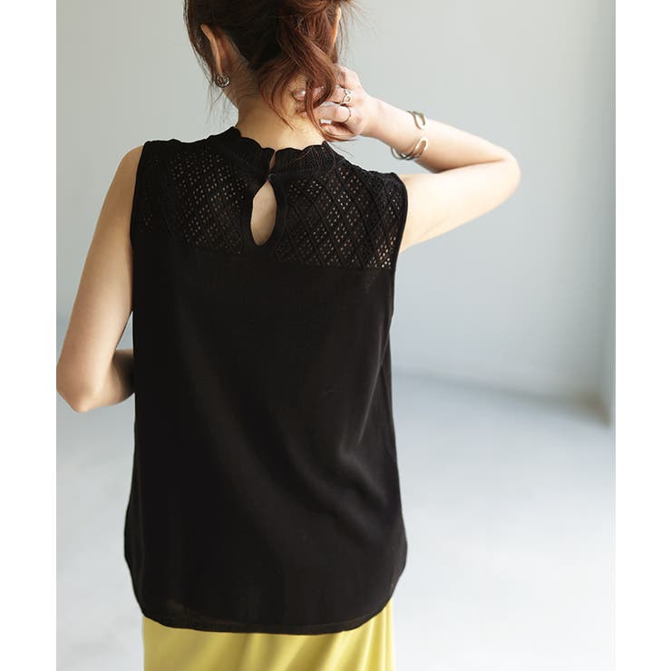 タンクトップ レース 襟 | HUG.U | 詳細画像7 