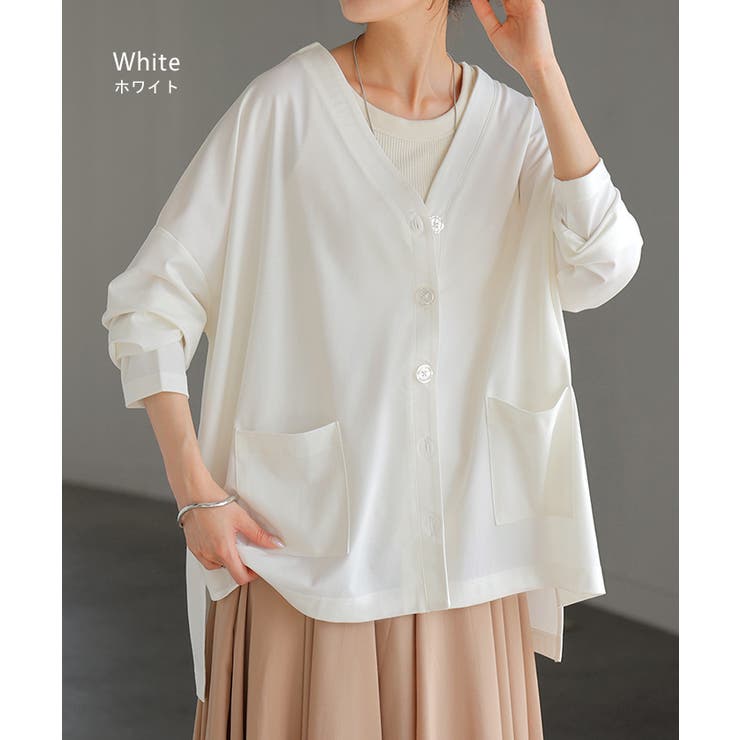 カーディガン ジャスト丈 接触冷感 | HUG.U | 詳細画像13 