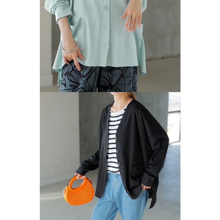 カーディガン ジャスト丈 接触冷感 | HUG.U | 詳細画像4 