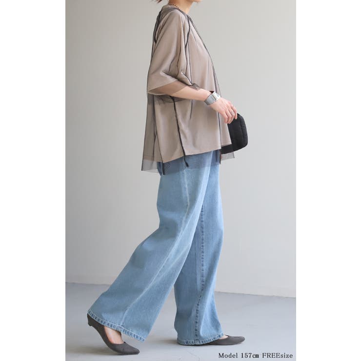 Tシャツ チュール レイヤード | HUG.U | 詳細画像21 