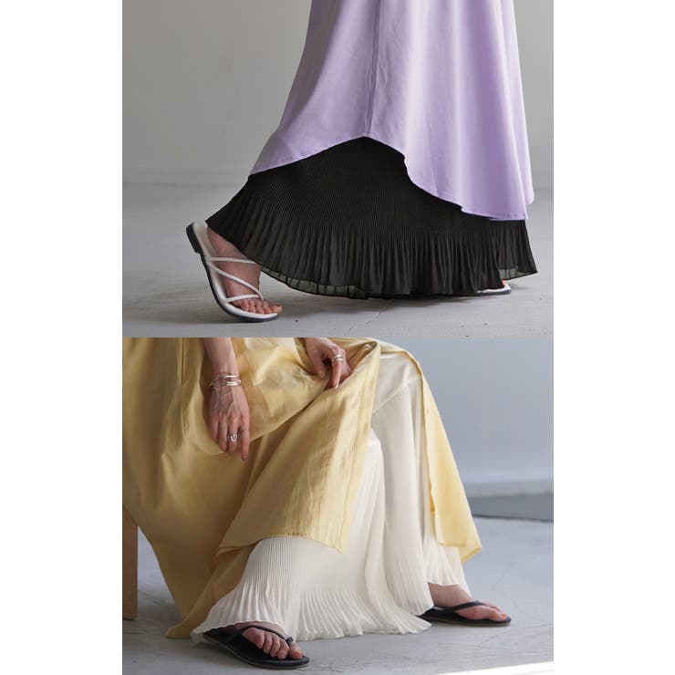 ペチパンツ プリーツ 綿 | HUG.U | 詳細画像20 