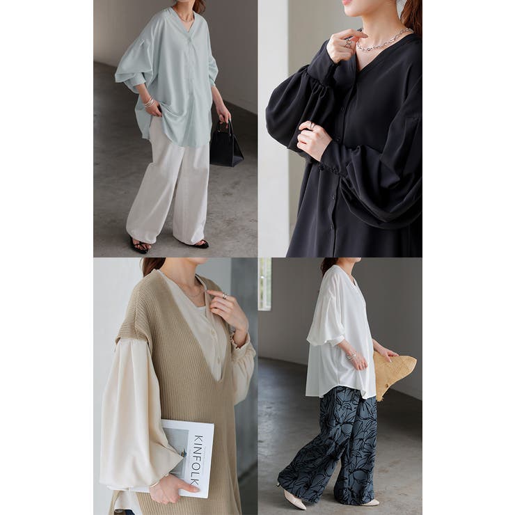 シャツ ぽわん袖 長袖 | HUG.U | 詳細画像22 