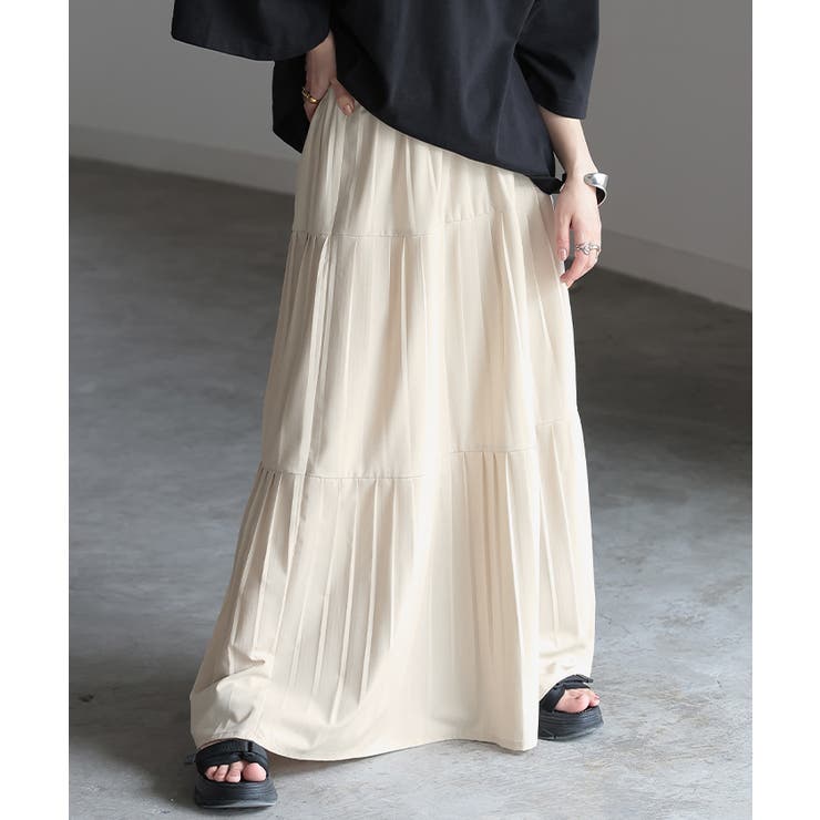 スカート ロング ティアード | HUG.U | 詳細画像22 