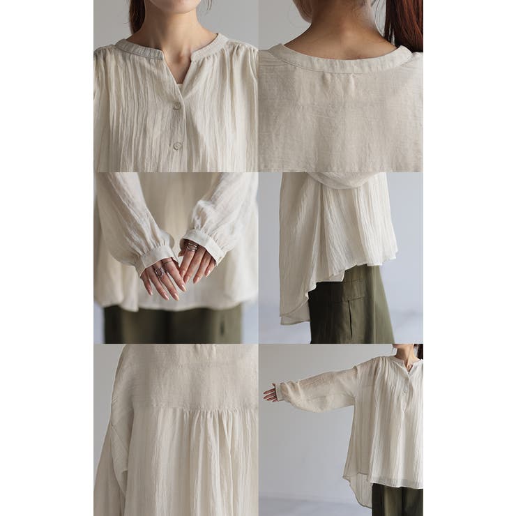 シャツ ナチュラル スキッパー | HUG.U | 詳細画像21 