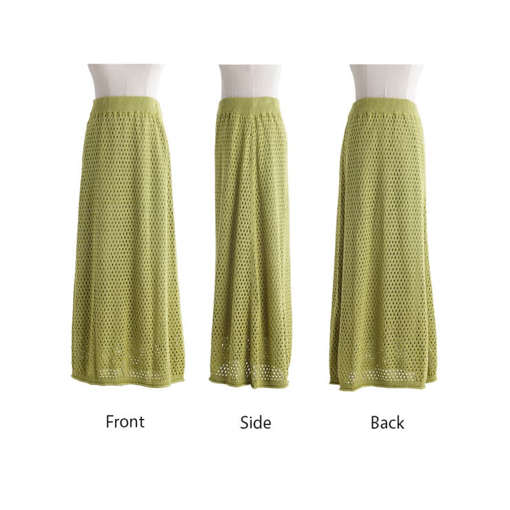 スカート メッシュ サマーニット | HUG.U | 詳細画像23 