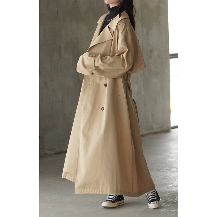トレンチコート レディース 軽い | HUG.U | 詳細画像21 