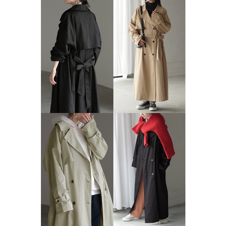 トレンチコート レディース 軽い | HUG.U | 詳細画像23 