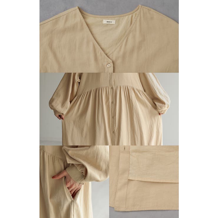 ワンピース ティアード ロング | HUG.U | 詳細画像22 