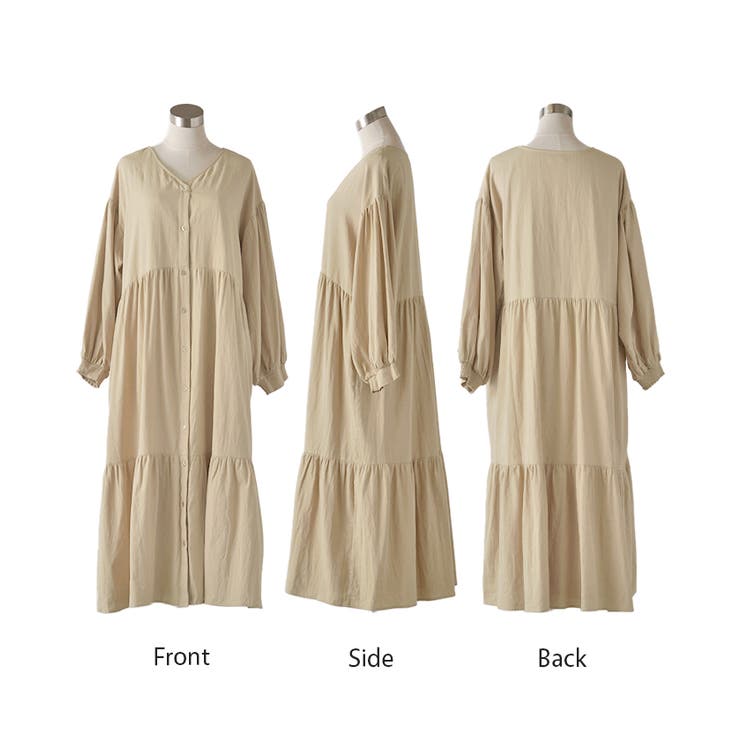 ワンピース ティアード ロング | HUG.U | 詳細画像23 