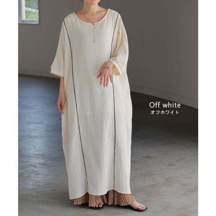 ワンピース ダブルガーゼ 綿100％ | HUG.U | 詳細画像12 