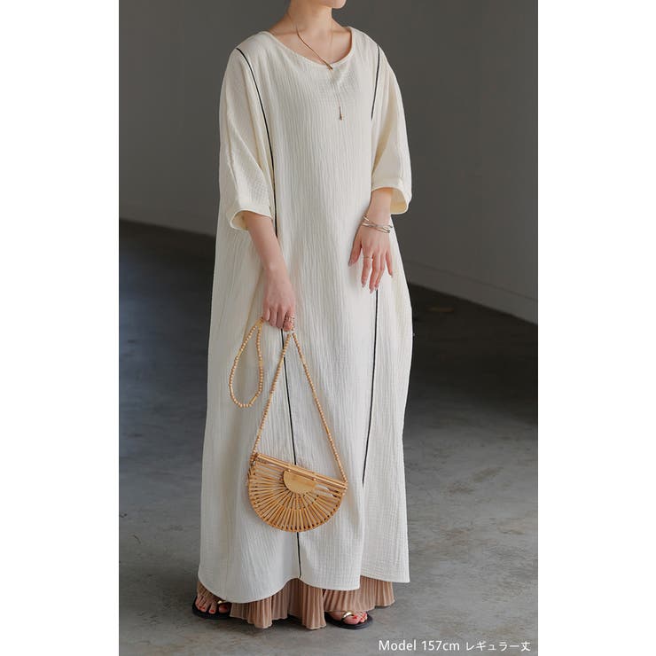 ワンピース ダブルガーゼ 綿100％ | HUG.U | 詳細画像20 