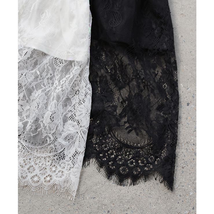 付け裾 レース レイヤード | HUG.U | 詳細画像21 