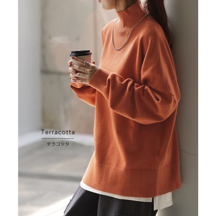 ニット タートルネック レディース | HUG.U | 詳細画像21 