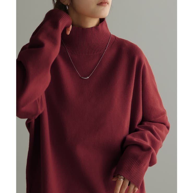 ニット タートルネック レディース | HUG.U | 詳細画像6 