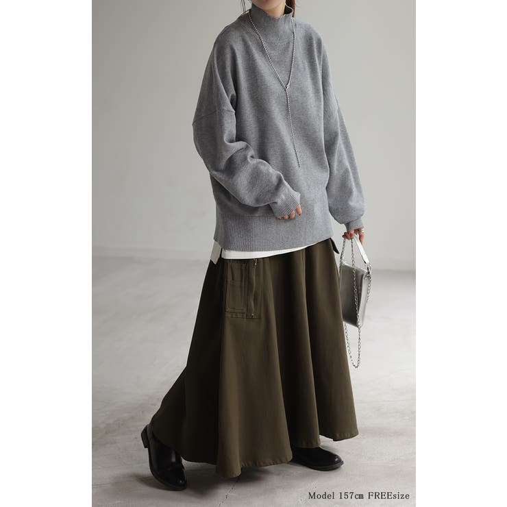 ニット タートルネック レディース | HUG.U | 詳細画像7 