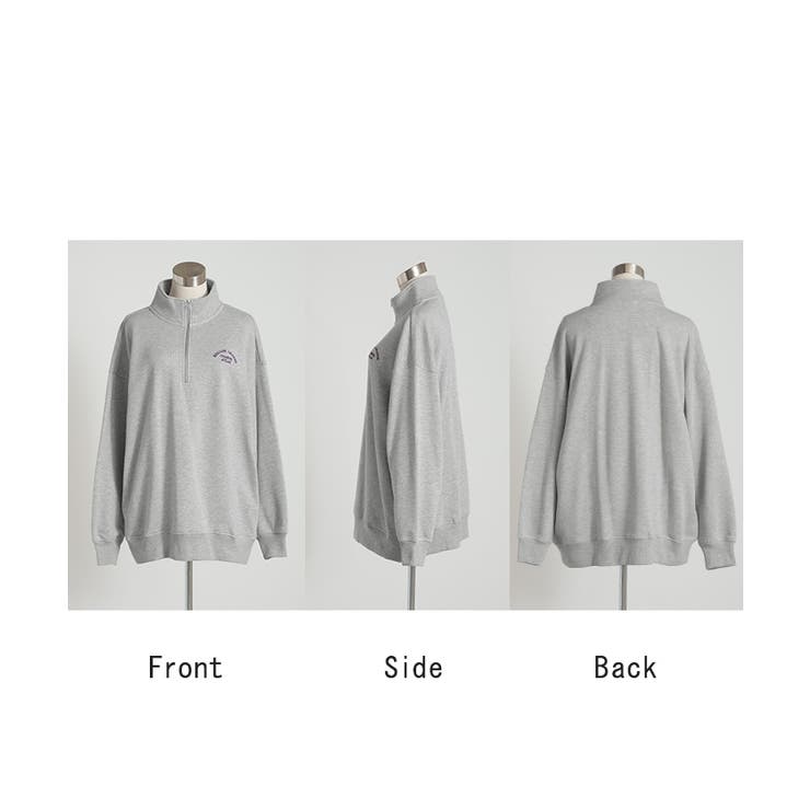 スウェット ハーフジップ ロゴ | HUG.U | 詳細画像23 