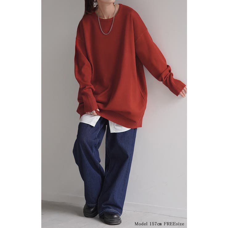 ニット 選べるネック ロング | HUG.U | 詳細画像22 