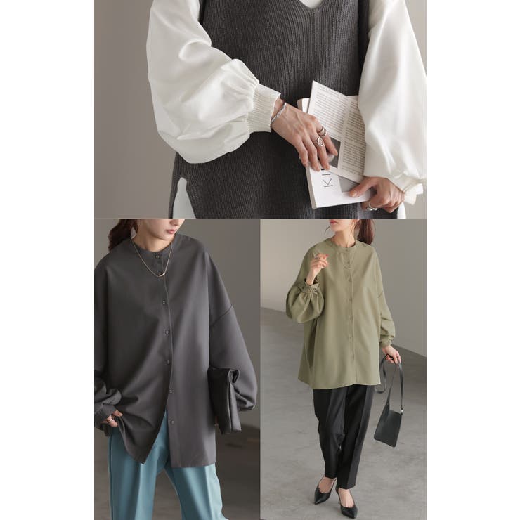 シャツ ブラウス ロング | HUG.U | 詳細画像18 