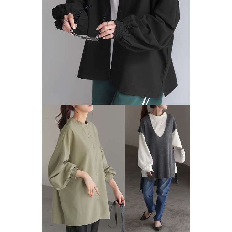 シャツ ブラウス ロング | HUG.U | 詳細画像8 