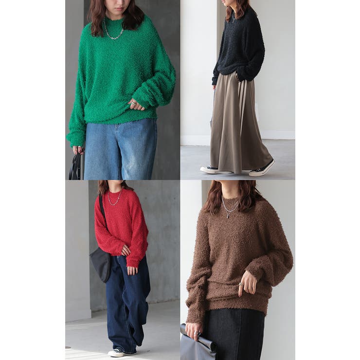 ニット セーター ロング | HUG.U | 詳細画像21 