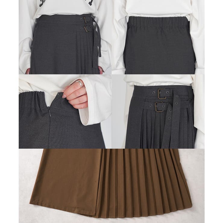 スカート プリーツスカート レディース | HUG.U | 詳細画像22 