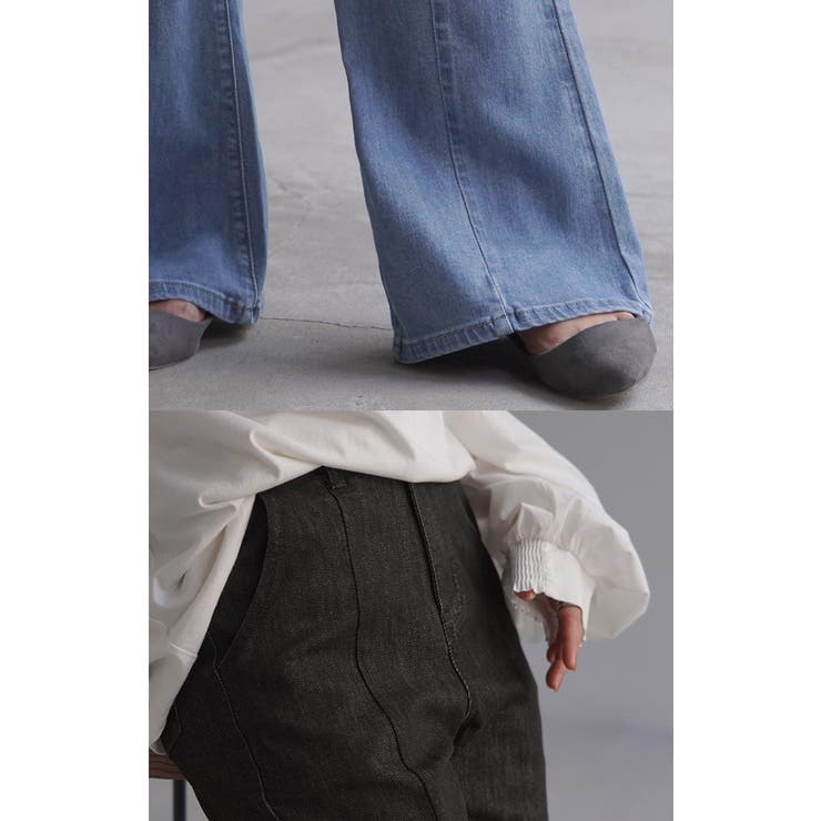 パンツ デニム フレア | HUG.U | 詳細画像22 